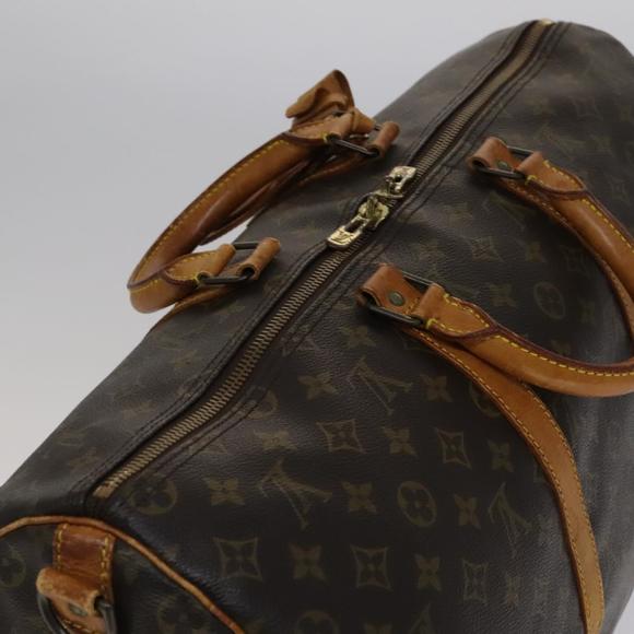LOUIS VUITTON Monogram Keepall Bandouliere 50 Boston Bag M41416 LV Auth 110529 - Picture 6 of 16